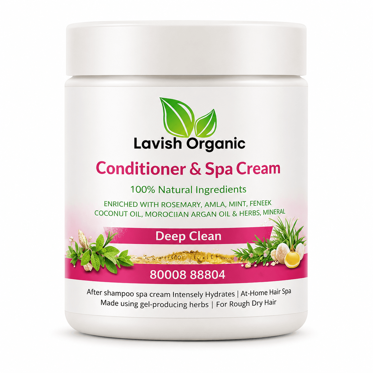 Lavish Organic Conditioner & Spa Cream ā Deep Nourishing Hair Spa Cream